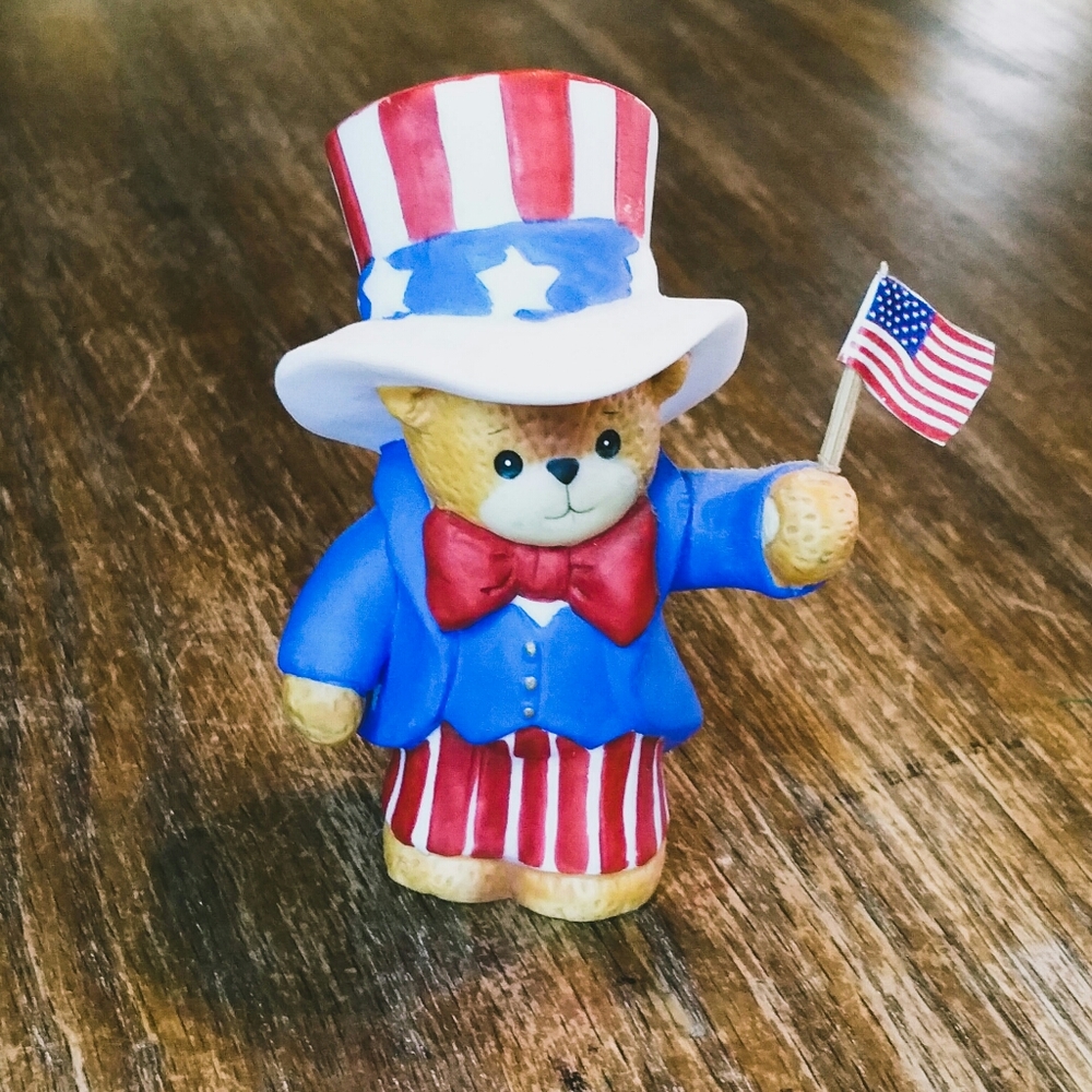 Lucky & Me Patriotic American Ceramic Bear